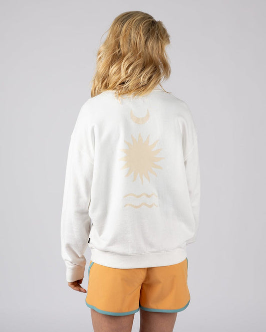 Equinox Womens Sweatshirt in Cream