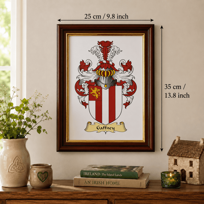 Family Crest Parchment - ANY NAME - Made to Order