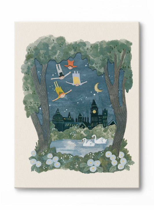 Flight to Neverland, Canvas