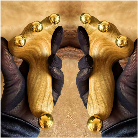 Flow Paw™ Ritual Pair - The Complete Brass Wellness Ritual （B）