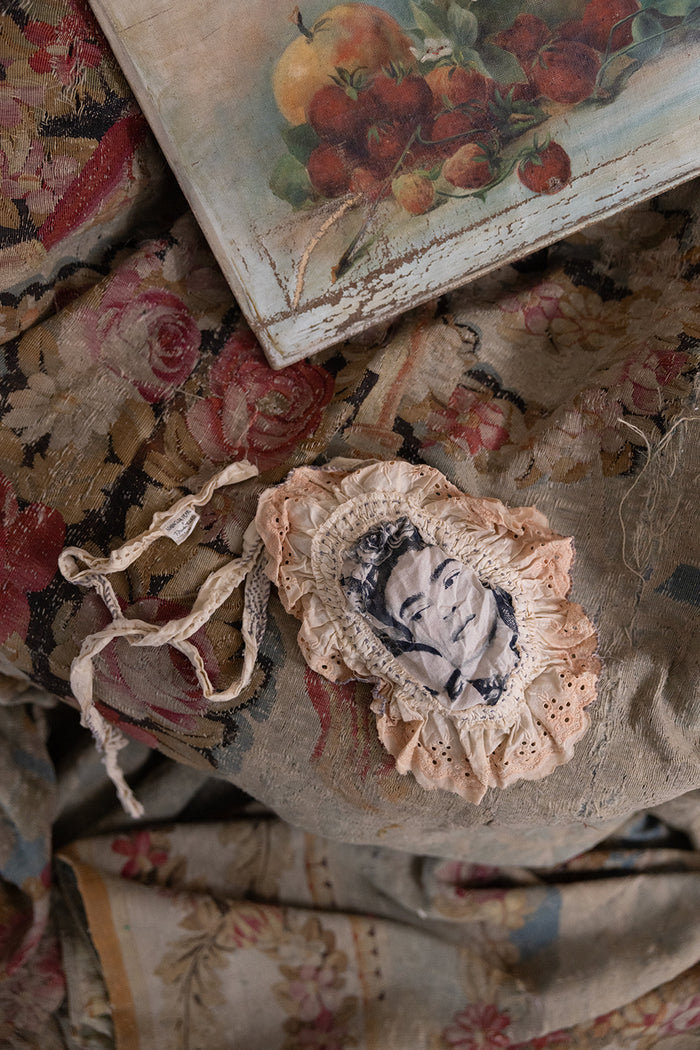 Frida Tehuana Jabot Magnolia Pearl Clothing