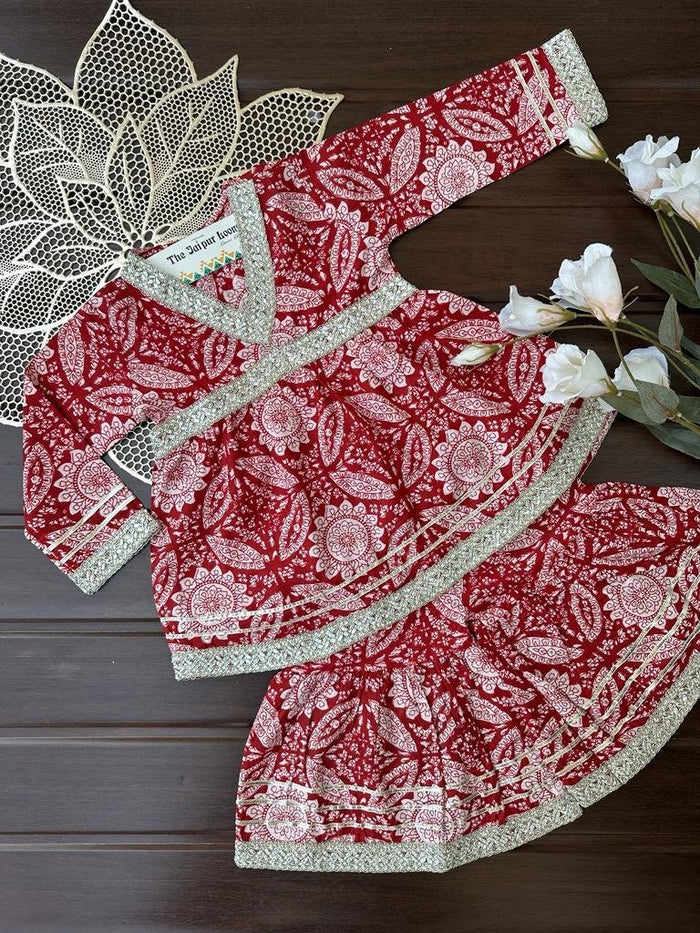 Fuljhadi Laal Sharara Set