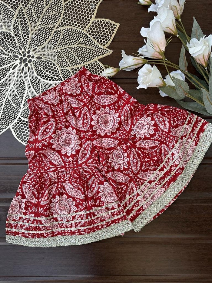Fuljhadi Laal Sharara Set