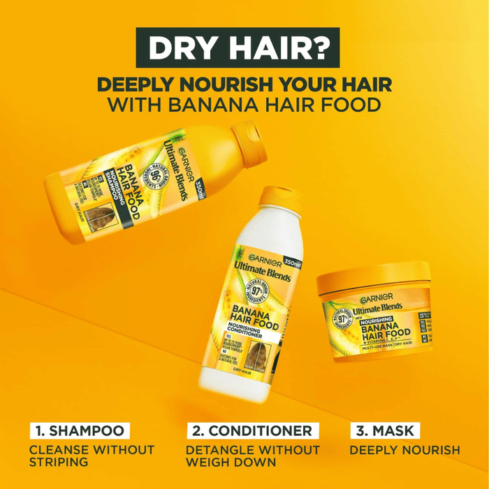 Garnier Ultimate Blends Banana Hair Food Conditioner 350ml