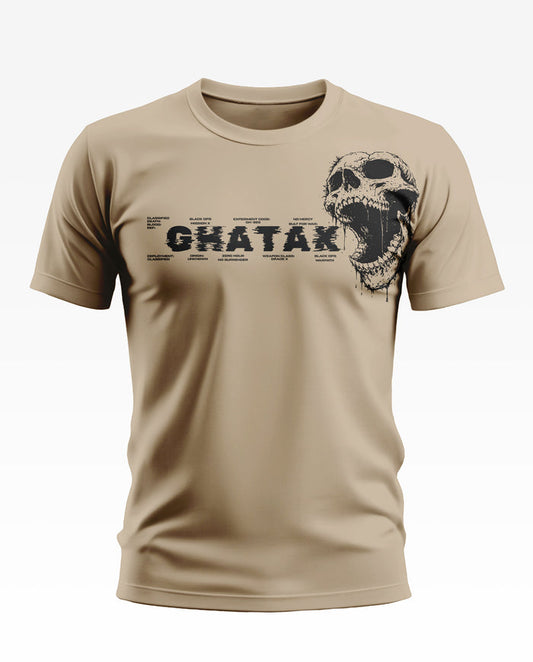 Ghatak Skull Details Soft Cotton T-shirt