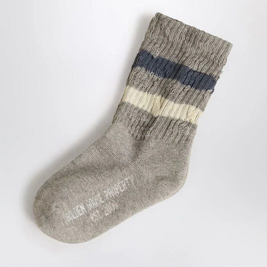 Golden Goose - Grey socks in cotton blend Brand Apparel & Accessories > Clothing > Underwear & Socks > Socks 6Y