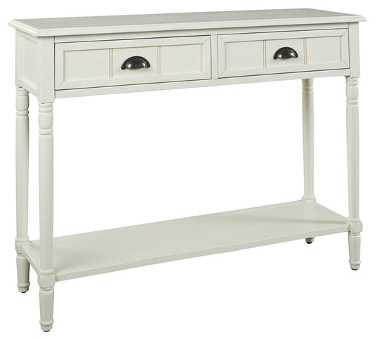 Goverton A4000178 White Console Sofa Table
