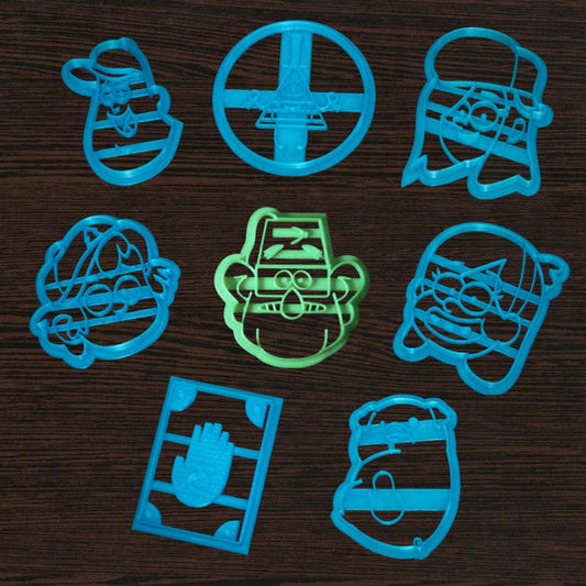 Gravity Falls Cookie Cutters set