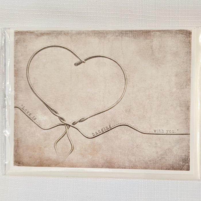 Love is... hanging...with you