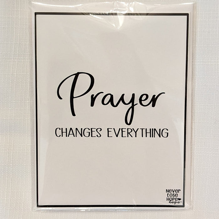 Prayer changes everything