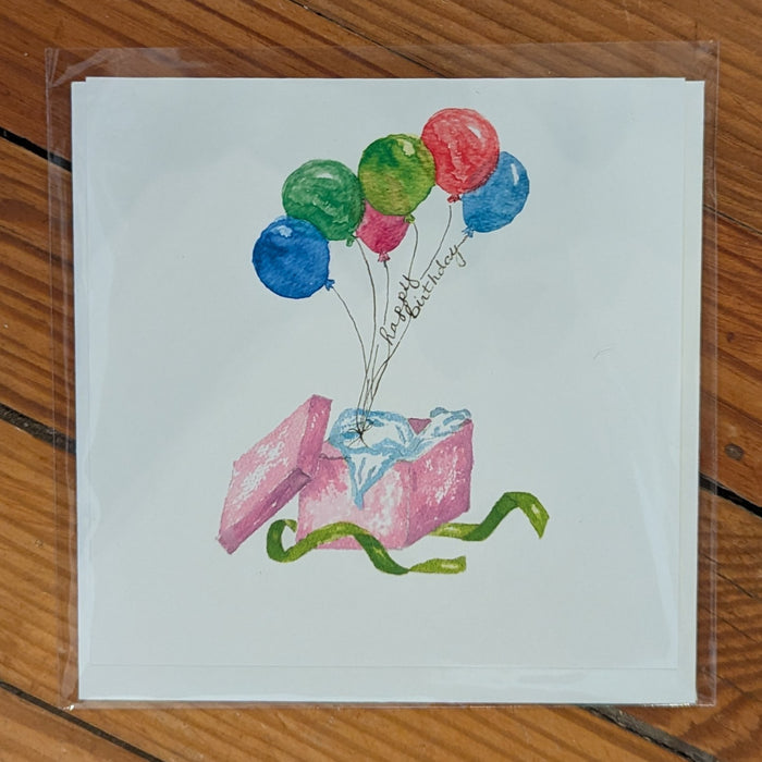 Happy Birthday (Balloons & Present)