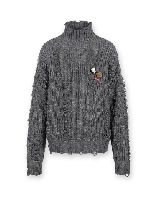 Grey Shred Sweatshirt by CRUX