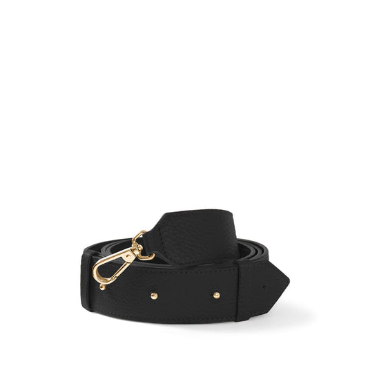 Guitar Long Crossbody Strap Black Pebble