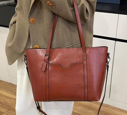 H2137 - Retro Soft Leather Women's Bag