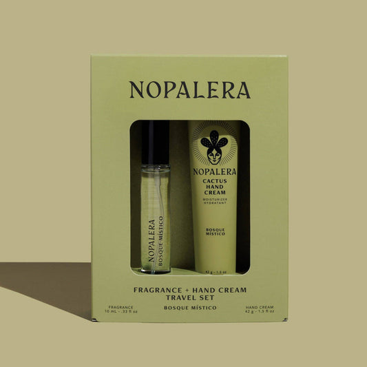 Hand Cream + Travel Fragrance Gift Set  | Bosque Místico + Dulce de Cuerpo