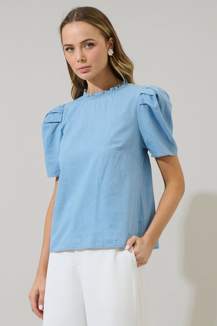 Haysville Veronica Puff Sleeve Blouse
