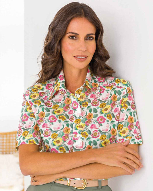 Heidi Tana Lawn® Short Sleeve Blouse - Image 1 - The Classic Boutique