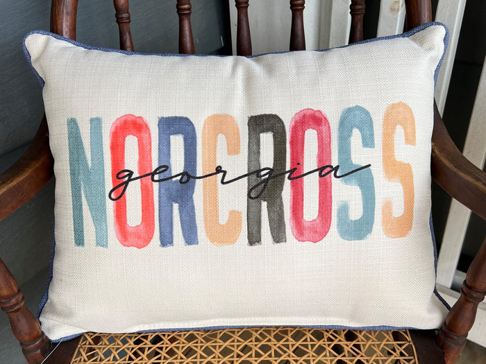 NORCROSS (Bright Colors)georgia - Laurel Blue Piping