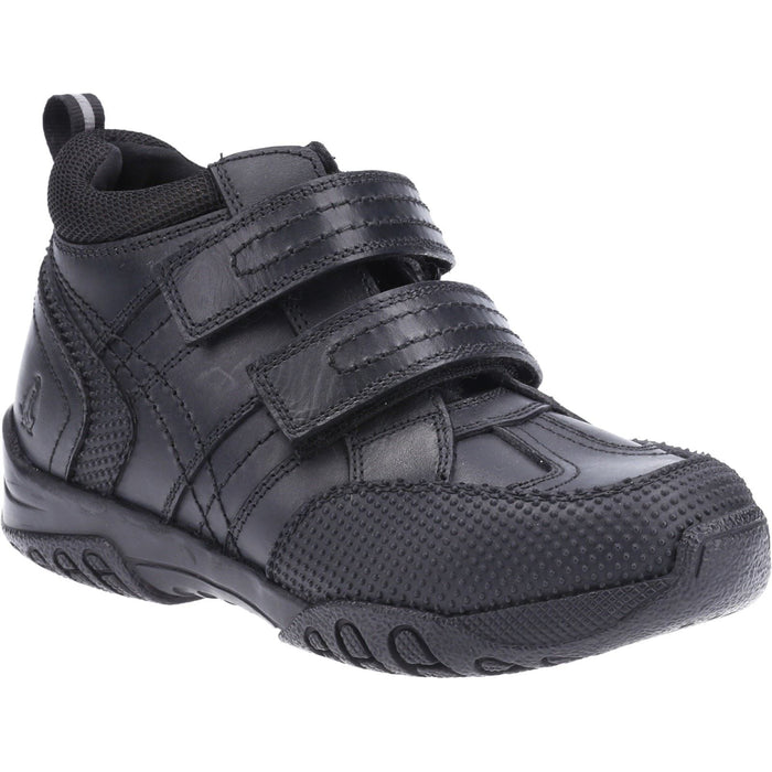 Hush Puppies Jezza Youth Black Leather Boots