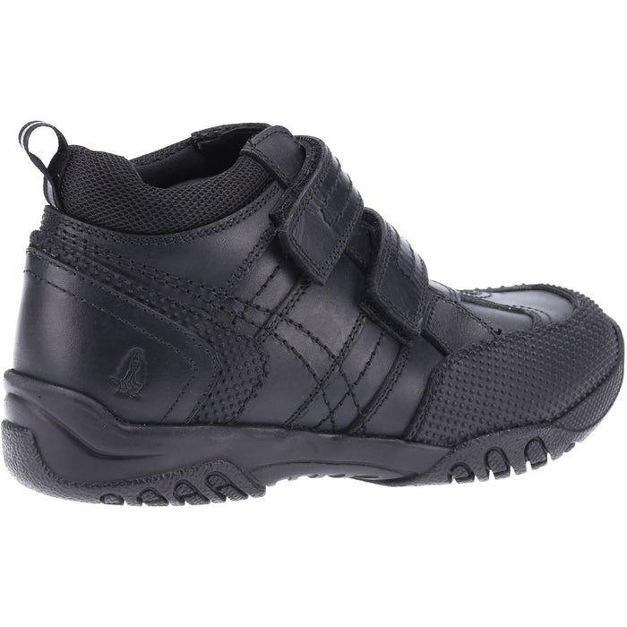 Hush Puppies Jezza Youth Black Leather Boots