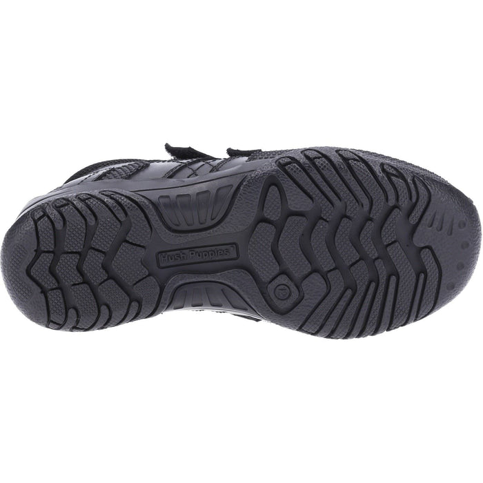 Hush Puppies Jezza Youth Black Leather Boots