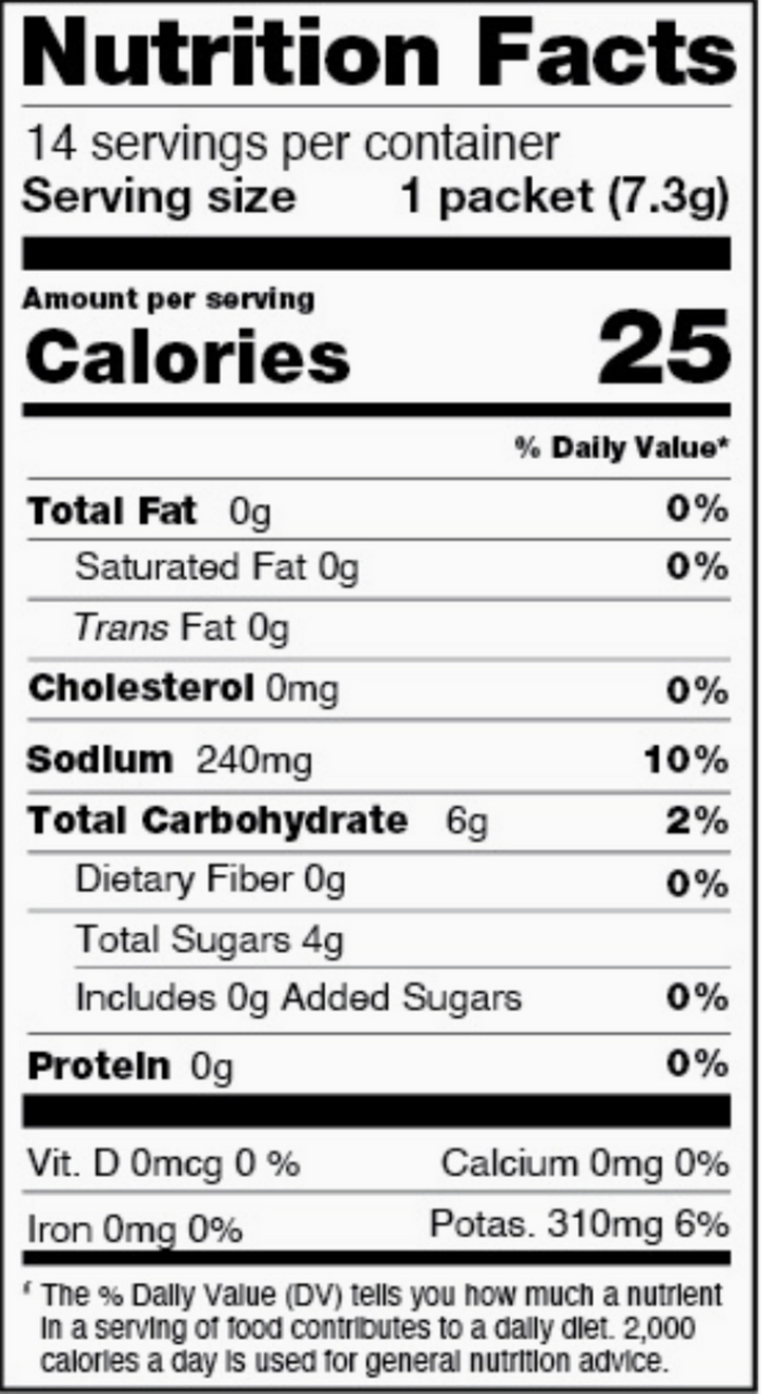 Hydrating Electrolyte Mix |  Lemonade | Single Packets