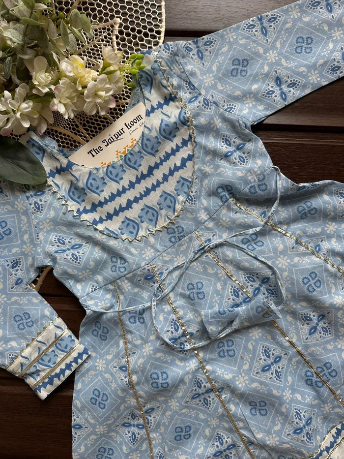 Ice Anarkali Suit