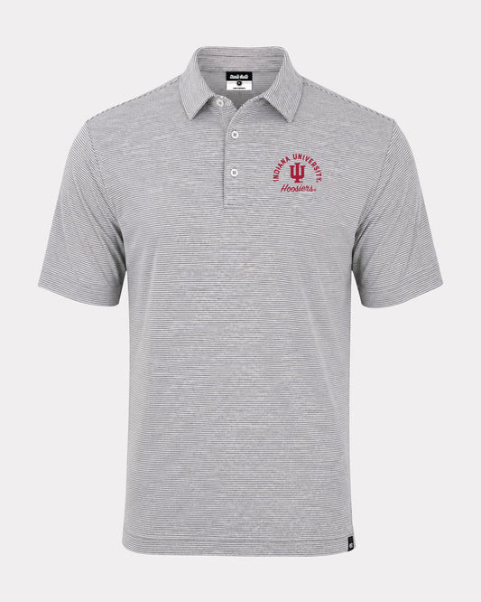 Indiana Hoosiers Stripe Polo