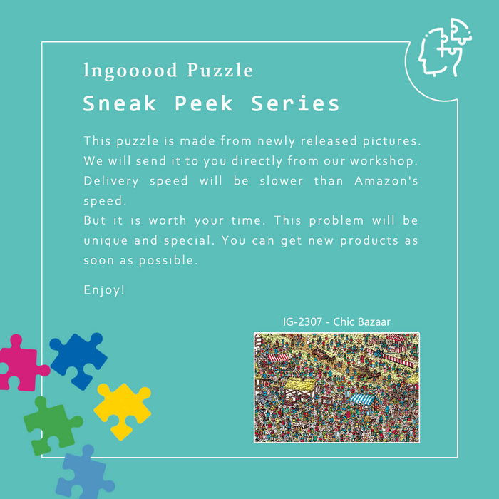 Ingooood Wooden Jigsaw Puzzle 1000 Piece - Chic Bazaar - Ingooood jigsaw puzzle 1000 piece