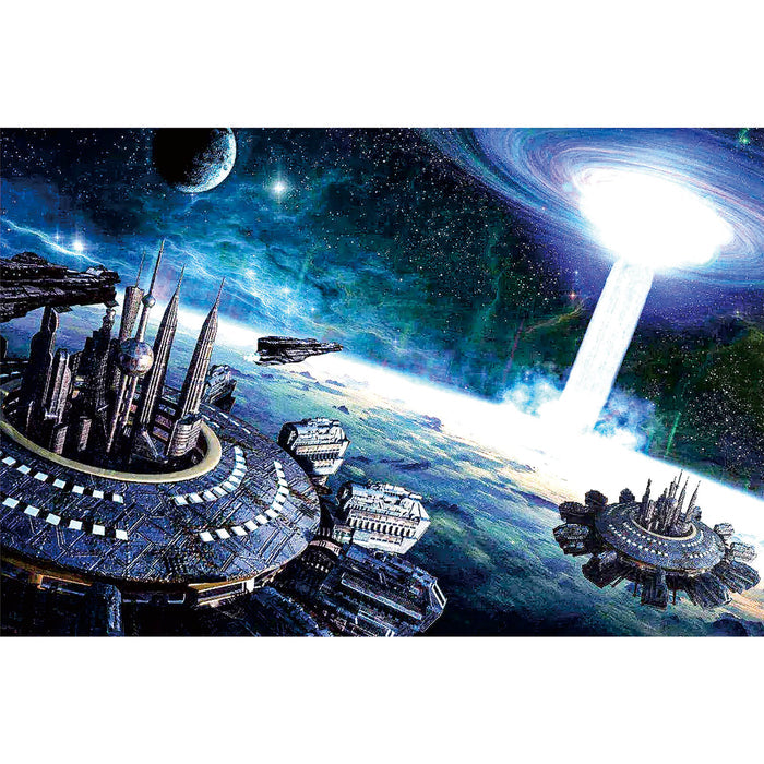 Ingooood Wooden Jigsaw Puzzle 1000 Piece - Space Raid - Ingooood jigsaw puzzle 1000 piece