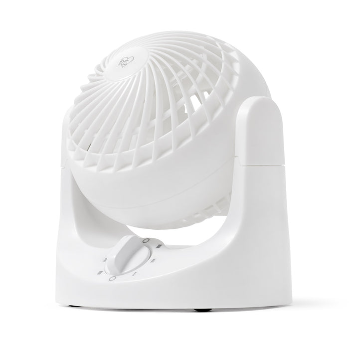 IRIS Mini Desktop Fan Adjustable Tilt, 3 Speeds, 3 in. Fan, White - IRIS USA