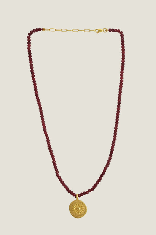 Jules Necklace | Ruby