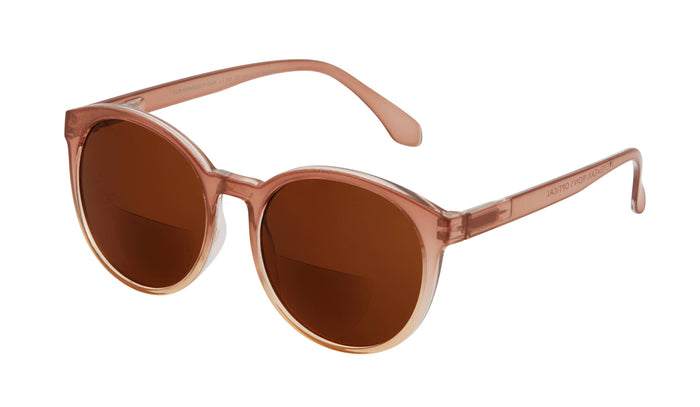Keely Bifocal Sunglasses: Tan
