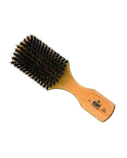 Kent Men's Brush Rectangular Head Black Bristles Beechwood - OG2