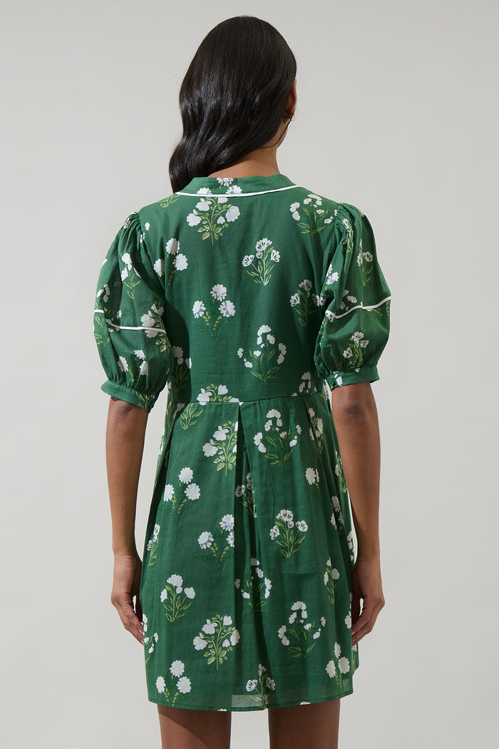 Kestrel Floral Fawna Shift Mini Dress