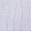 Knightsbridge 2PC Cotton Bath Rug Set Non-Slip Tile Design 17"x24" & 21"x34" White