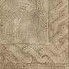 Knightsbridge Stylish And Comfortable Traditional Chain Design 2 PC Cotton Bath Rug Set 20"x30" & 24"x40" Stone