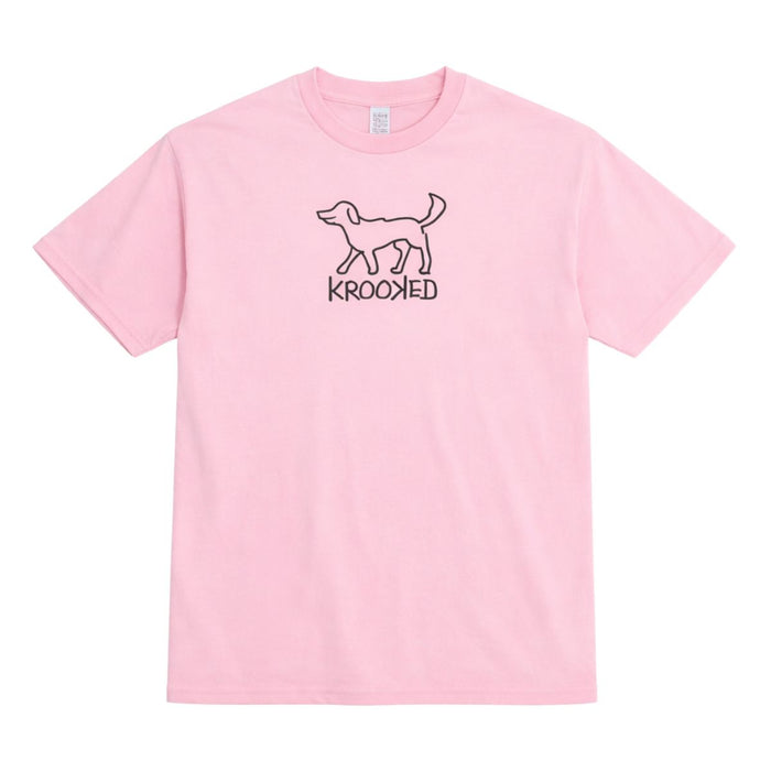 Krooked El Perro T-Shirt Pink Black