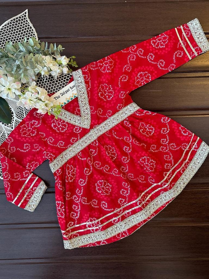 Laal Bandhej Fuljhadi Set