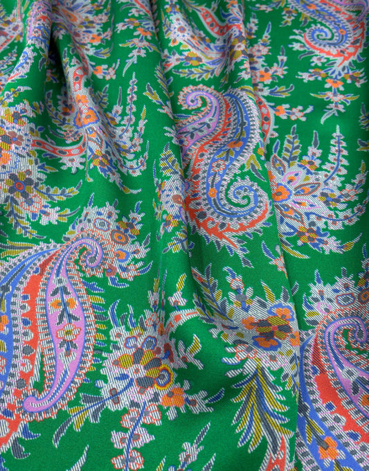 Liberty Fabrics Bickington Satin Viscose, Paisley Tree B