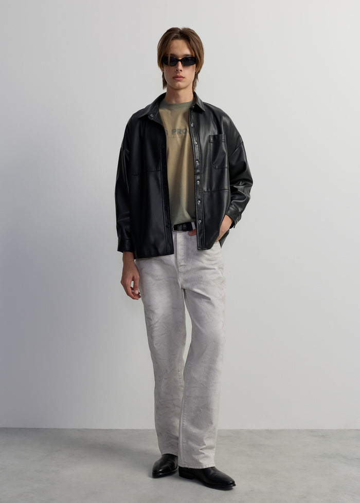 LIGHT GREY WASHED JEANS