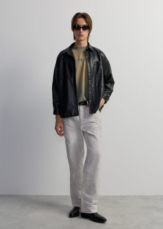 LIGHT GREY WASHED JEANS