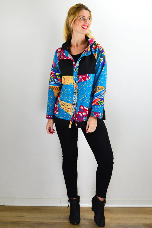 Hourglass linen blend floral petals jacket, stylish outerwear with a delicate floral pattern and lightweight linen blend fabric.