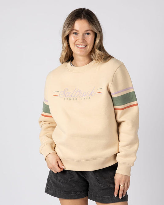 Links Womens Sweatshirt in Cream
