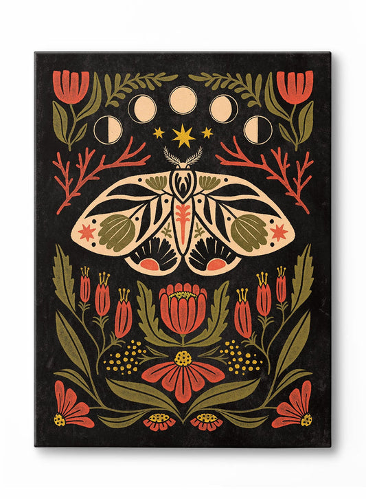 Luna moth, Canvas