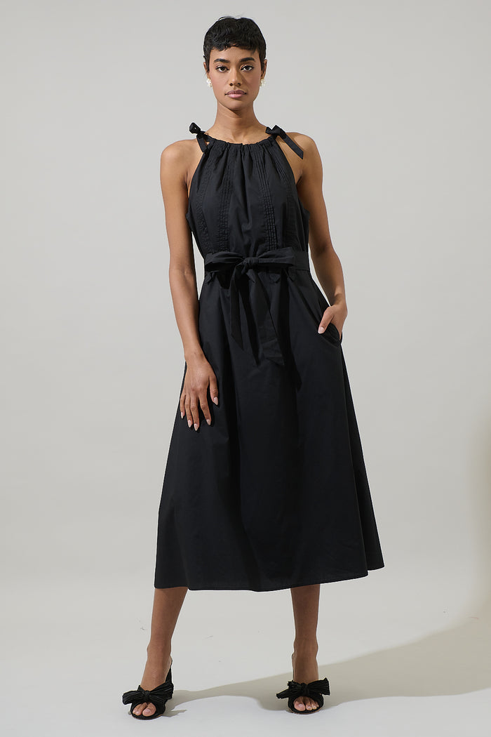 Luvi Sleeveless Midi Dress