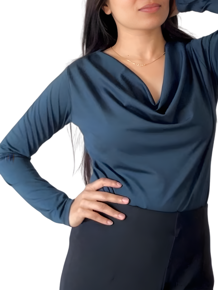 luxe drape- Morpankhi Blue