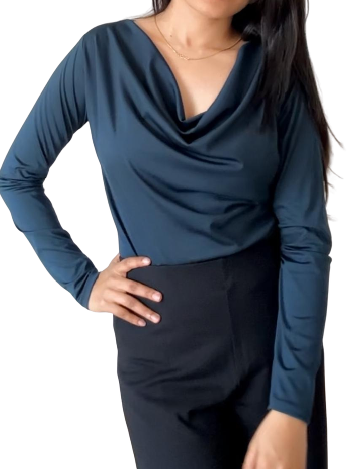 luxe drape- Morpankhi Blue