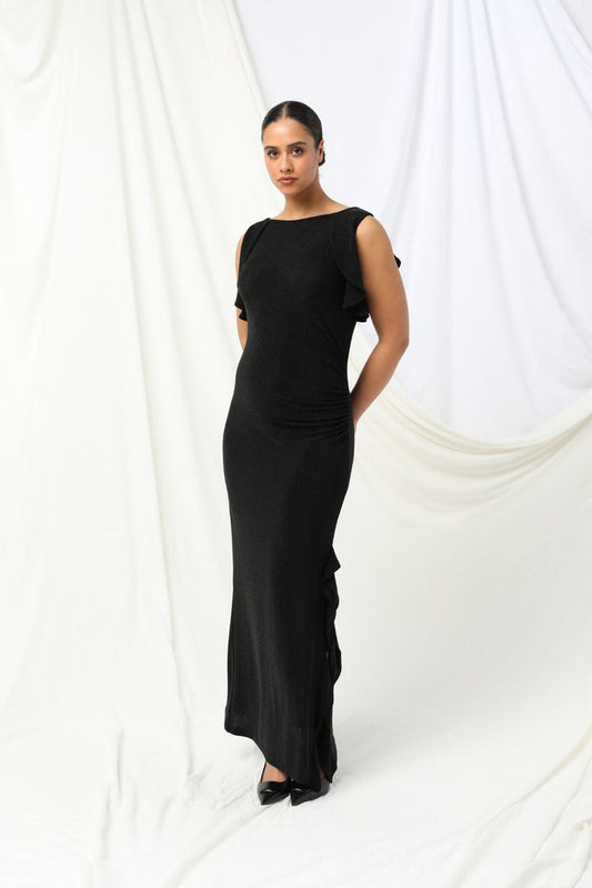 Womens Lydia Dress Black 605ka093