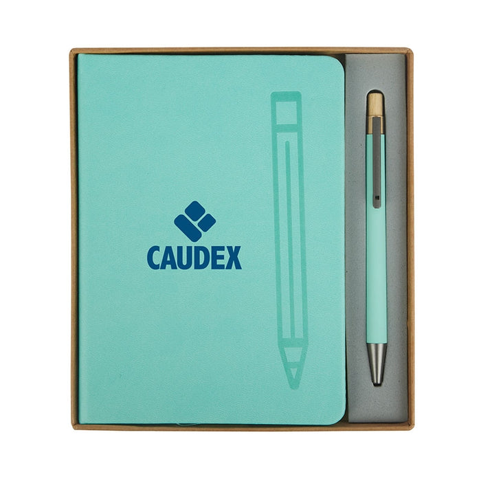 Manhattan II Gift Set w/ Magnetic Journal & Recycled Pen